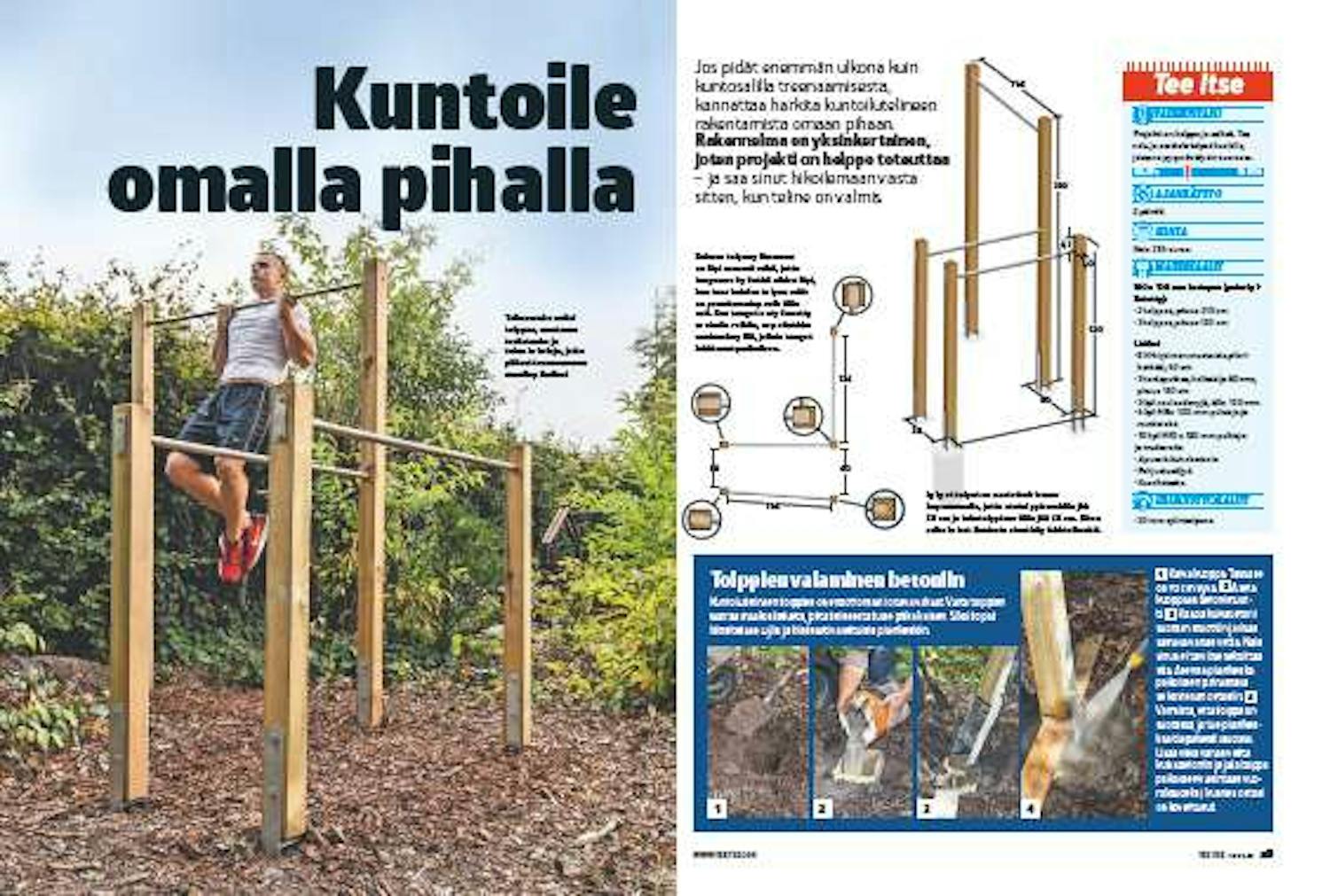 Kuntoiluteline kotipihaan | rekkitanko pihalle | kuntoiluteline pihalle Kuntoiluteline kotipihaan | rekkitanko pihalle | kuntoiluteline pihalle